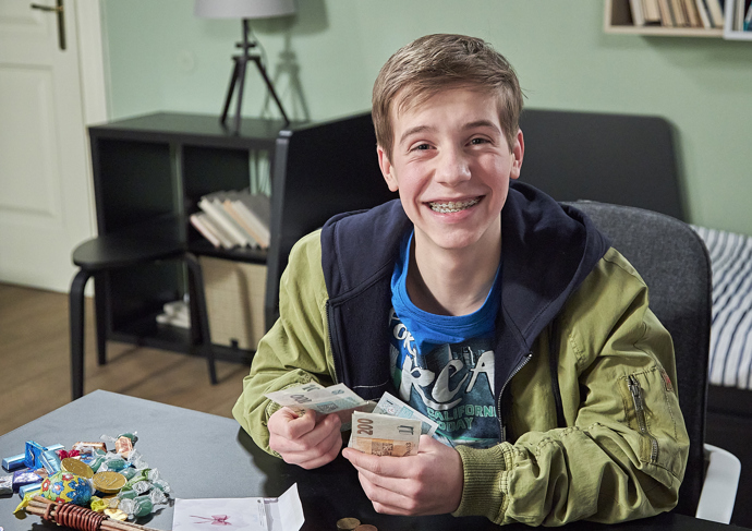 Takto vypadá nefalšovaná radost koledníka.