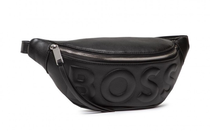 Elegantní černá ledvinka z imitace kůže. BOSS, 3309 Kč