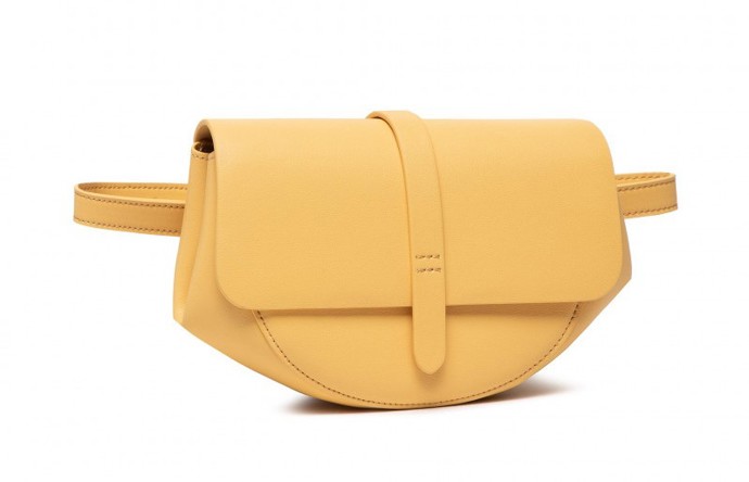 Elegantní ledvinka ve světle žlutém odstínu. SIMPLE, 2494 Kč