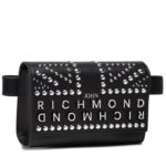 Černá ledvinka z imitace kůže s kovovou ozdobou. JOHN RICHMOND, 3058 Kč