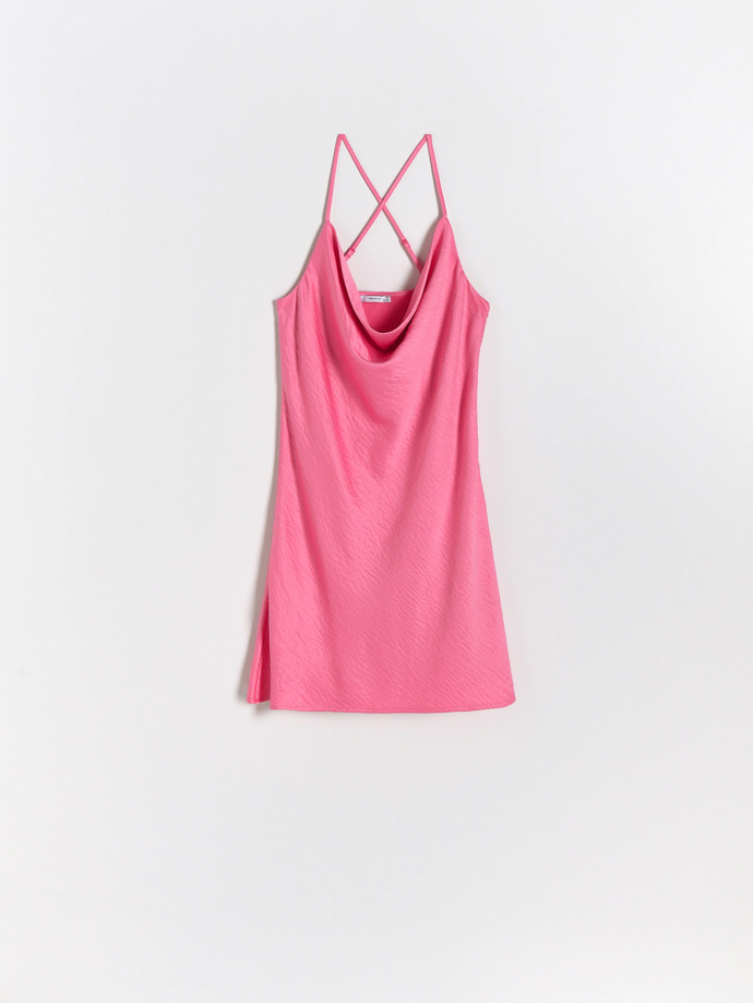 Růžové letní minišaty. Reserved, 599 Kč