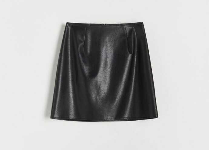 Minisukně z imitace kůže. Reserved, 259 Kč