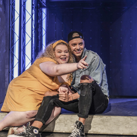 Anna Vopletalová je nadějí české muzikálové scény. Na snímku se zpěvákem Richardem Pekárkem.