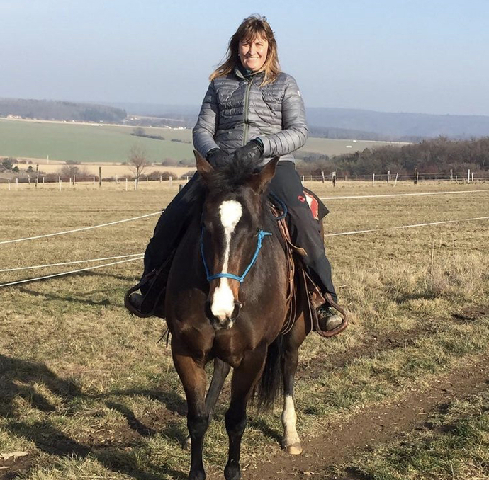 Zdeňka Pohlreichová miluje dlouhé projížďky na svém koni, kterého si dlouho přála.