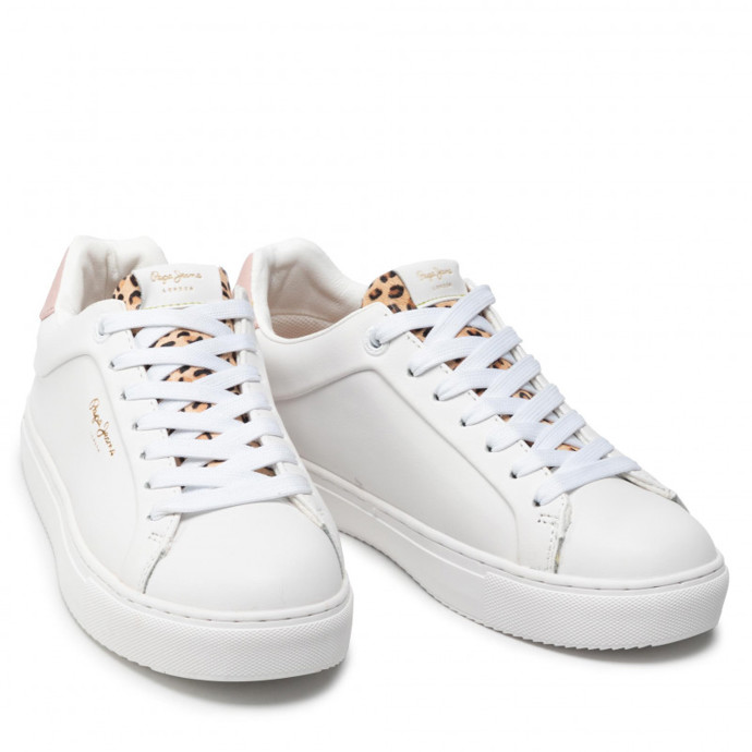 Bílé tenisky se zvířecími detaily. PEPE JEANS, 1622 Kč