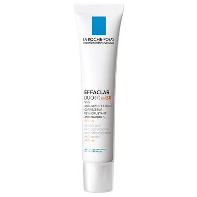 S problematickou pletí vám může poradit také dermatolog. Tento produkt redukuje nedokonalosti pleti a současně chrání před UV zářením. La Roche-Posay, 469 Kč