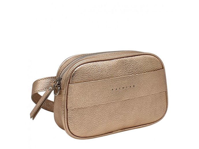 Luxusní dámská ledvinka z červené hovězí dolaro kůže 3v1. Může sloužit jako ledvinka, kabelka přes rameno či kabelka do ruky. FACEBAG, 2890 Kč