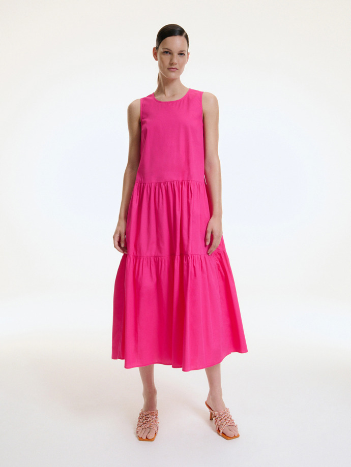 Růžové bavlněné šaty. RESERVED, 659 Kč