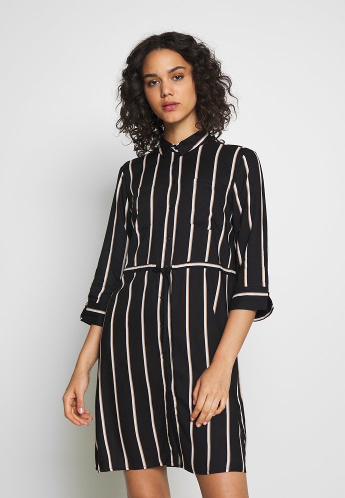 Pruhované košilové šaty. ONLY, 672 Kč
