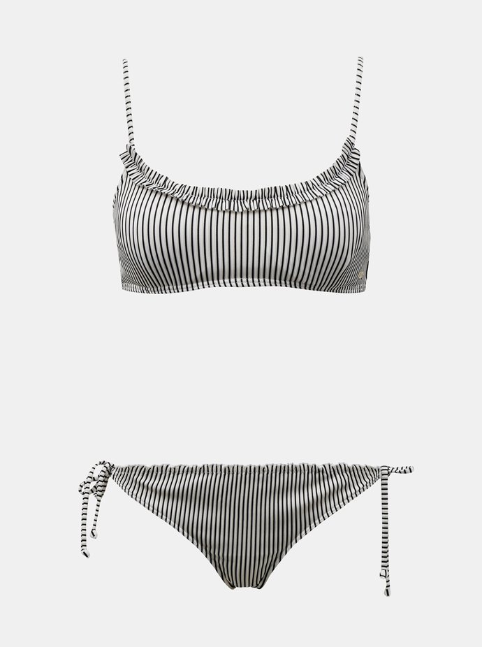 Černo-bílé pruhované dvoudílné plavky. Roxy, 1183 Kč