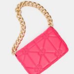 Růžová kabelka s kovovým řetízkem. Mohito, 299 Kč