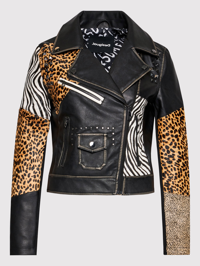 Stylová kožená bunda. Desigual, MODIVO, 7890 Kč