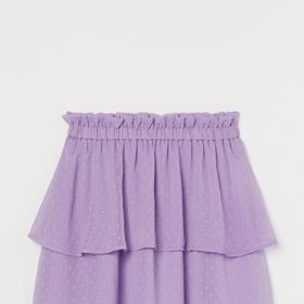 Fialová šifonová sukně. H&M, 599 Kč