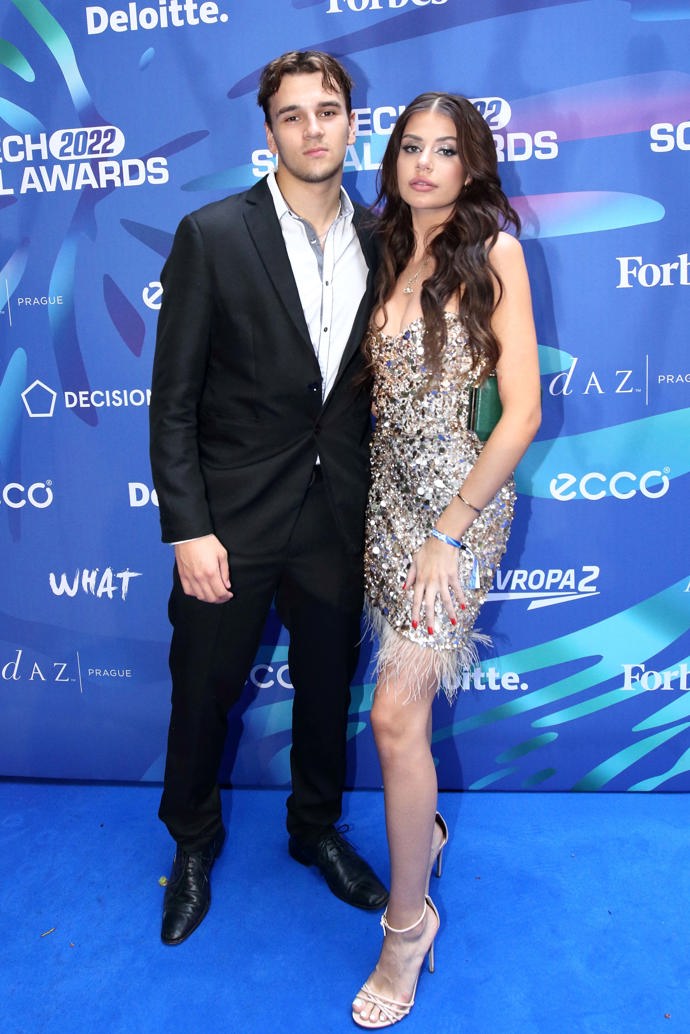 Dominique Alagia a její přítel Honza Michálek.