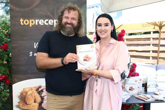 Besky pokřtila novou kuchařku společně s Josefem Maršálkem.