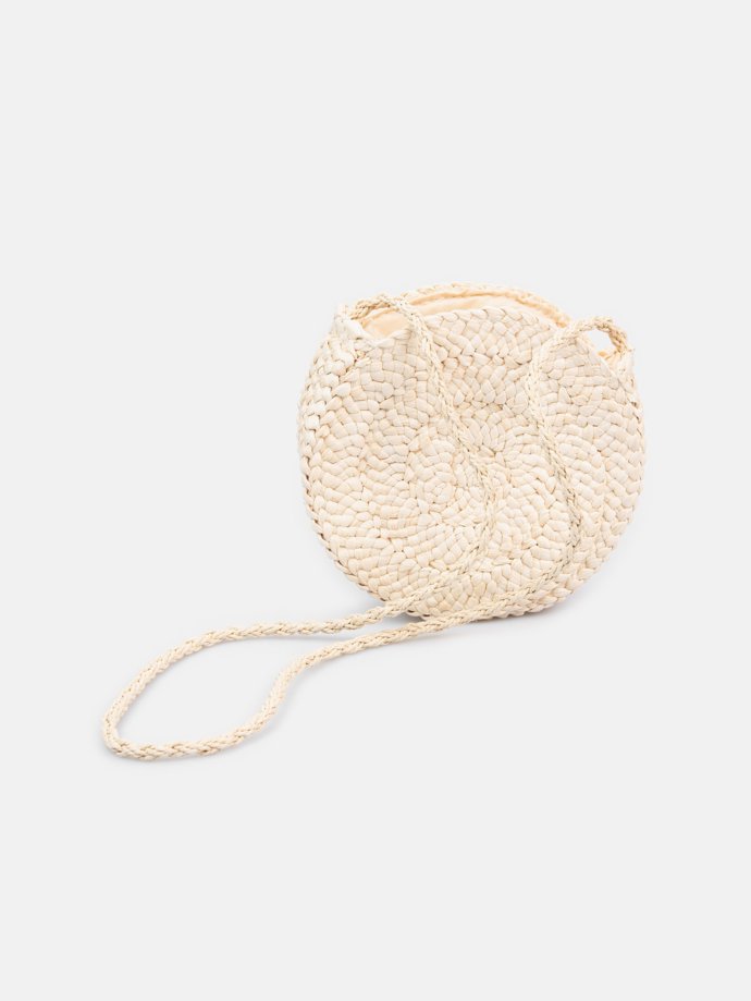 Kulatá letní slaměná kabelka crossbody. GATE, 548 Kč