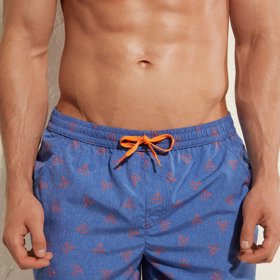 Modré pánské plavky s decentním potiskem. CALZEDONIA, 999 Kč