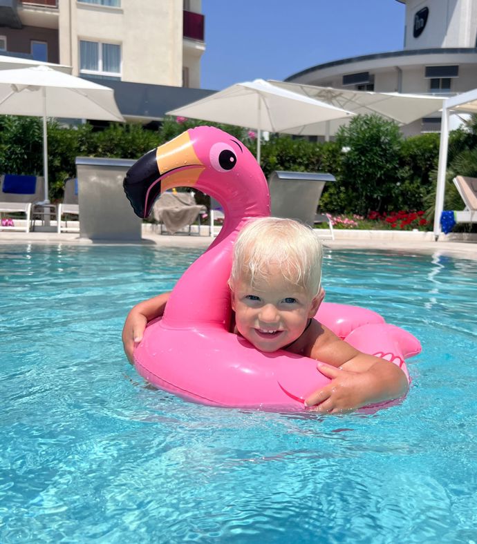 Tentokrát jsem vyrazila k moři s oběma syny Pepíčkem a Kubíkem.