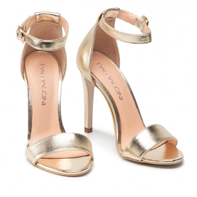 Zlaté sandálky na klínku BALDACCINI. eObuv, 1819 Kč