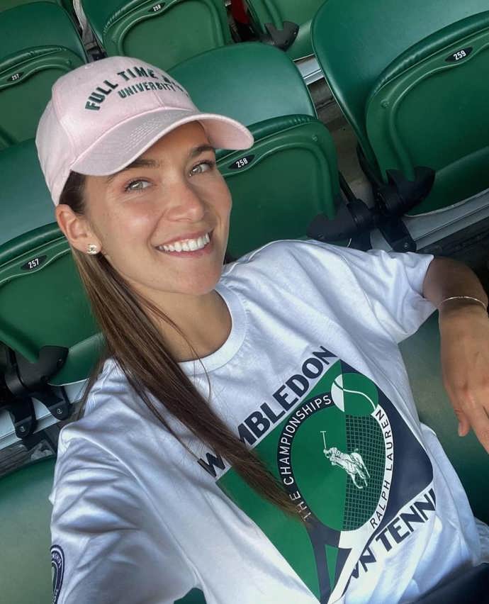 Modelka se těšila na tenistu Rafaela Nadala, ale nakonec se musela spokojit s mužskou čtyřhrou.