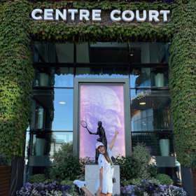 Modelka a Česká Miss 2016 letos navštívila slavný tenisový turnaj Wimbledon.