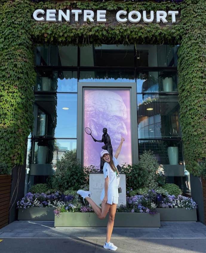 Modelka a Česká Miss 2016 letos navštívila slavný tenisový turnaj Wimbledon.
