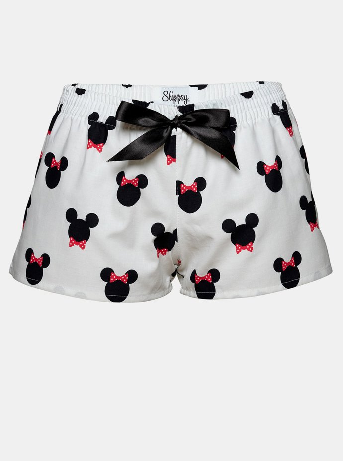 Bílé dámské vzorované trenýrky. Slippsy, 449 Kč. 