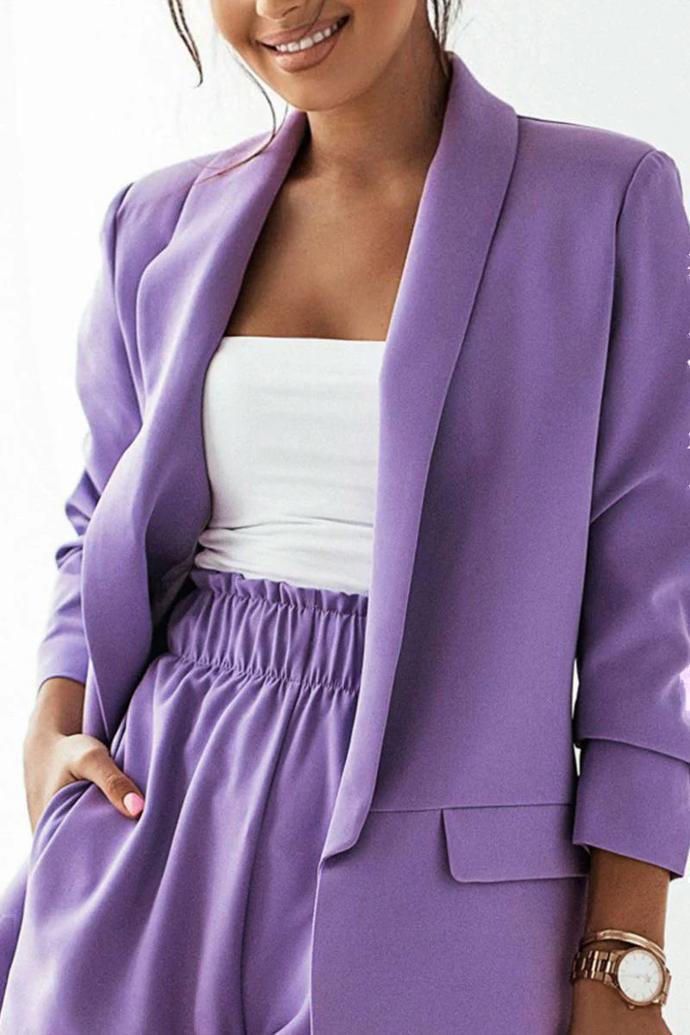 Sytě fialové sako. BOTOVO, 1619 Kč