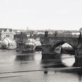 Velká voda znovu udeřila v roce 1890. Došlo ke zborcení třech mostních oblouků.