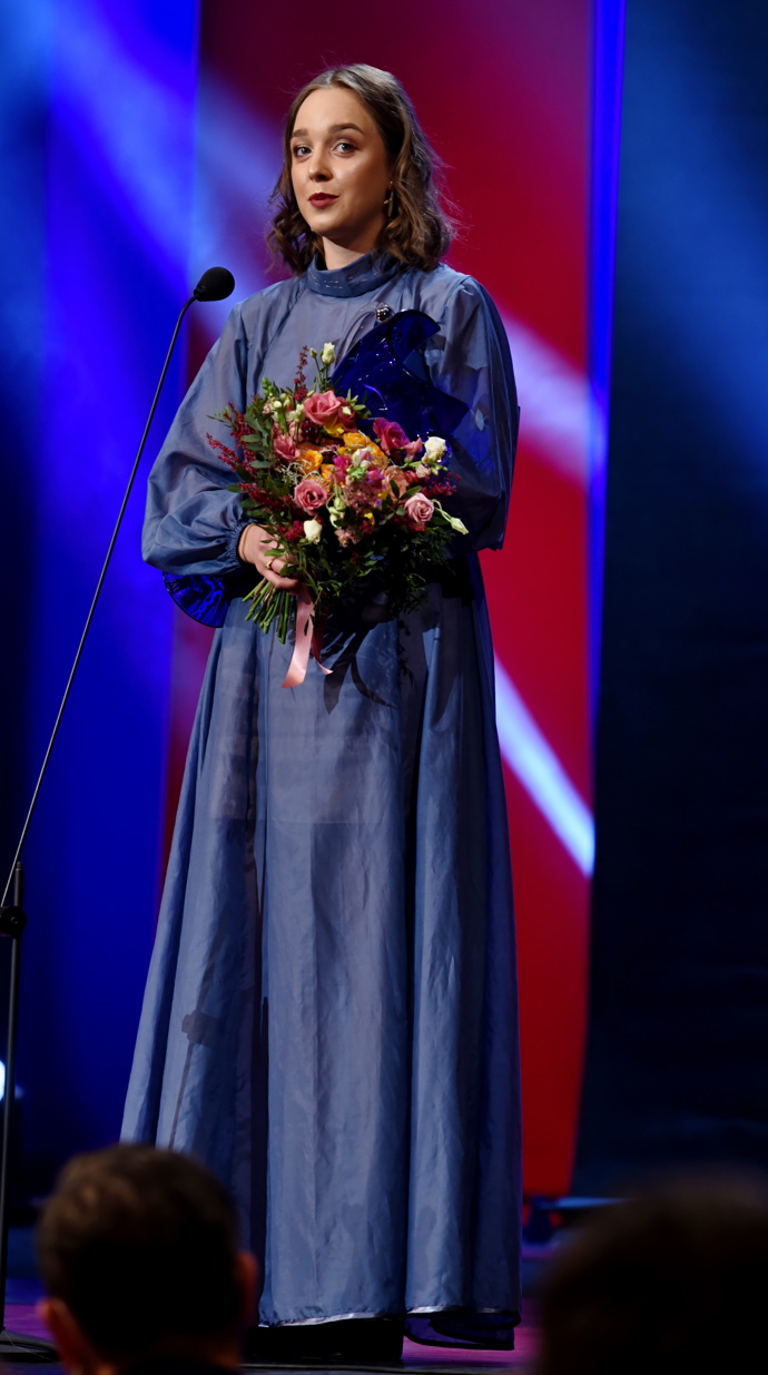 Denisa Barešová obdržela v roce 2021 Cenu Thálie za nejlepšího činoherce do 33 let.