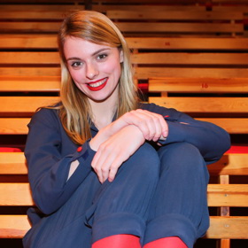 Takhle vypadala jako blondýnka. 