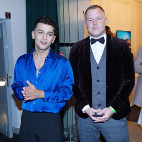 Jan Bendig se svým přítelem Lukášem Rejmonem.