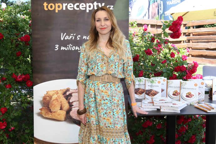 Tereza Bebarová pravidelně objevuje na akcích TopReceptů. 
