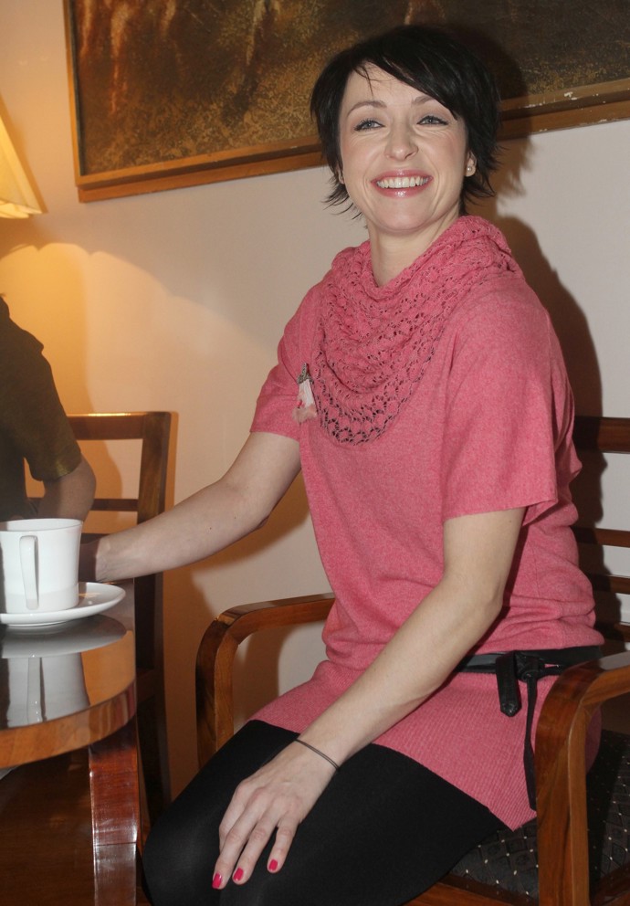 Tatiana Vilhelmová ve společnosti jen září.