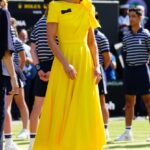 Kate Middleton včera oslnila na wimbledonském kurtu.