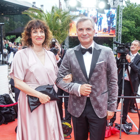 Jiří Macháček s partnerkou Kristinou Dufkovou