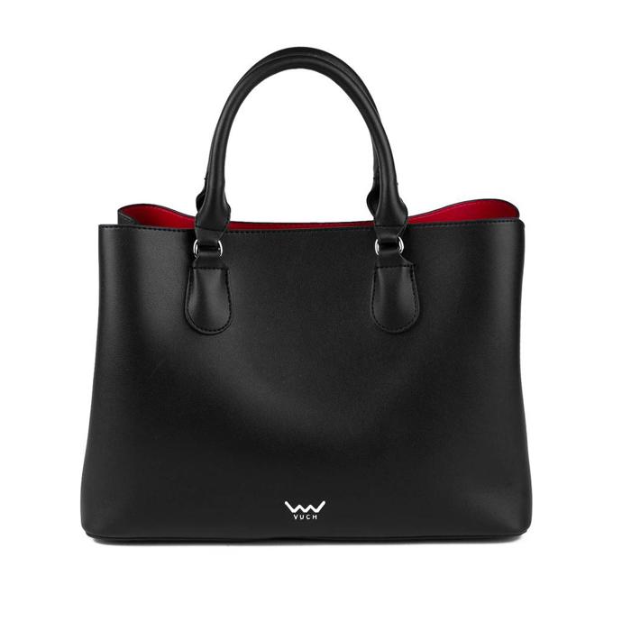 Černá hladká kabelka do ruky i přes rameno. VUCH, 1499 Kč