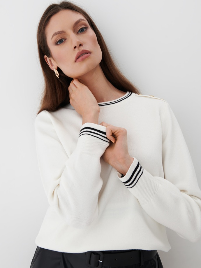 Svetr s příměsí viskózy. MOHITO, 799 Kč