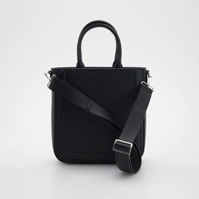 Černá koženková kabelka. RESERVED, 699 Kč