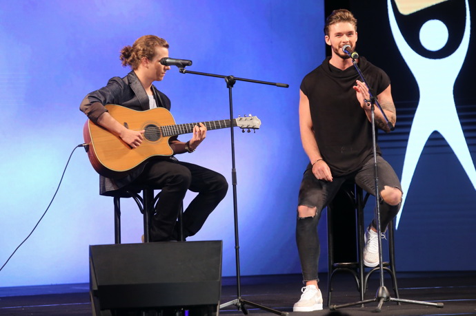 Matyáš v rámci volné disciplíny také předvedl, že dělá dobře muziku.