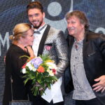 Matyáš Hložek se stal Mužem roku v roce 2017. Gratulovat mu přišli oba rodiče - Standa Hložek byl na svého syna pyšný.