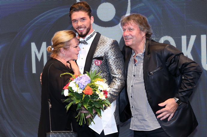 Na finále soutěže pochopitelně nechyběla celá rodina. 