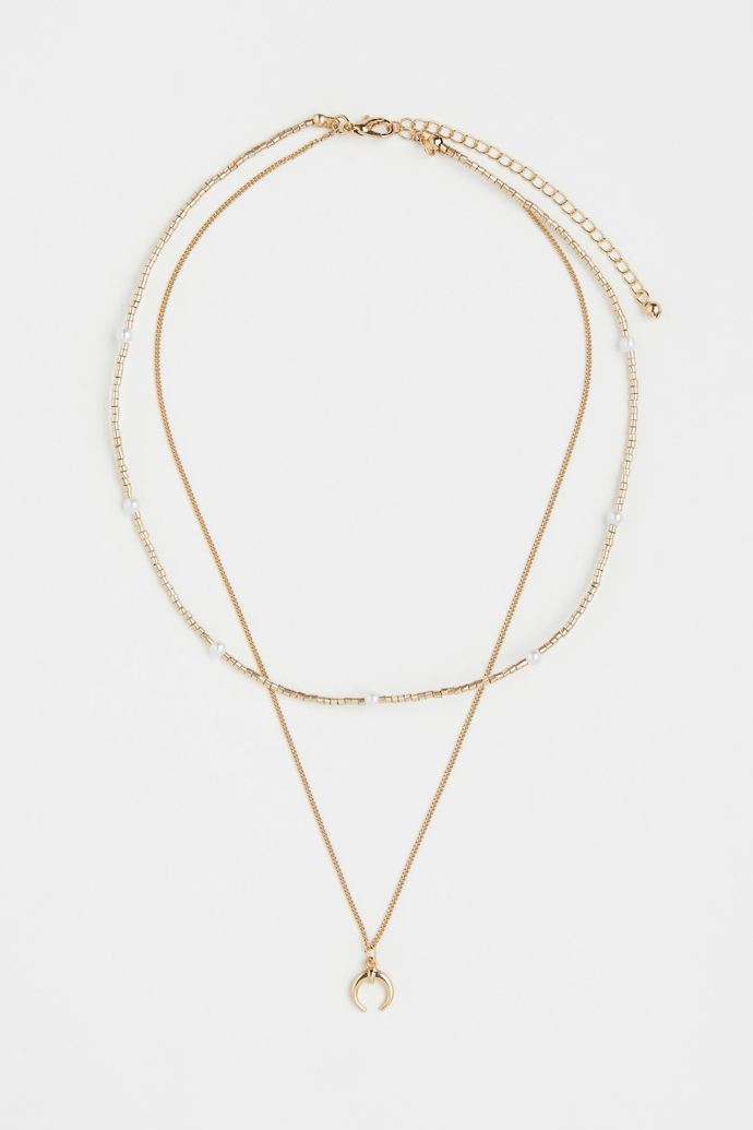 Dvouřadý náhrdelník. H&M, 249 Kč