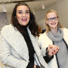 Mahulena Bočanová se svou dcerou Márinkou. 