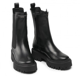 Černé polokozačky. KARINO, 2118 Kč