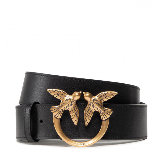 Dámský černý pásek. PINKO, 2500 Kč
