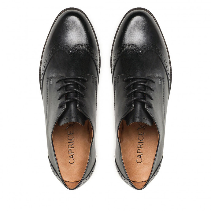 Černé oxfordky. CAPRICE, 2110 Kč