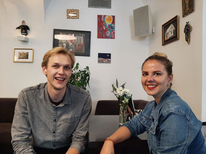 Herec Vojtěch Vondráček během rozhovoru pro Lifee, který probíhal v pražském Divadle Na zábradlí.