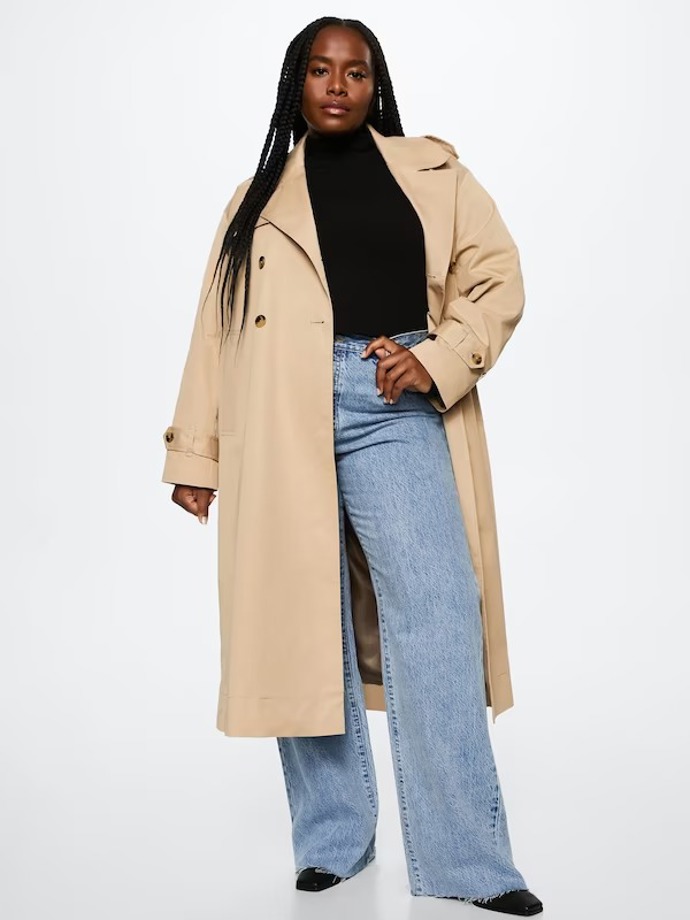 Přechodný kabát. MANGO, 1999 Kč