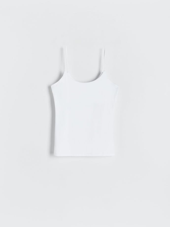 Bílé tílko. RESERVED, 259 Kč